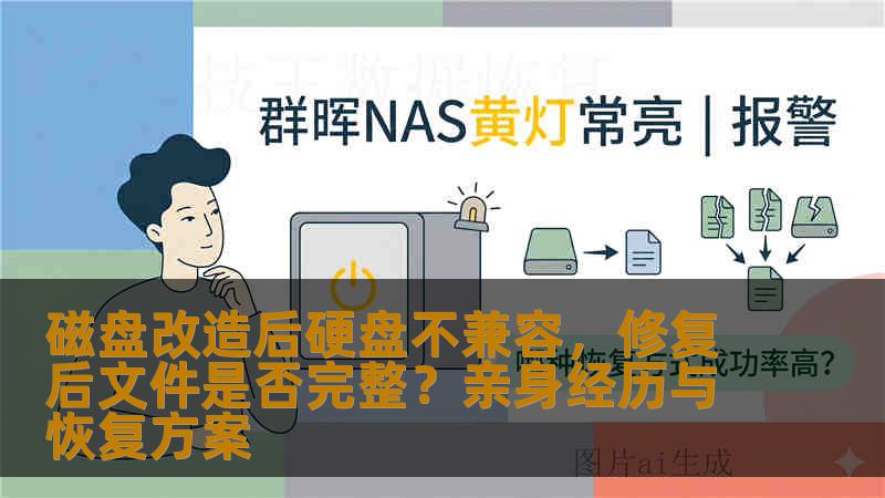 磁盘改造后硬盘不兼容，修复后文件是否完整？亲身经历与恢复方案