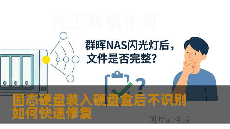 固态硬盘装入硬盘盒后不识别如何快速修复