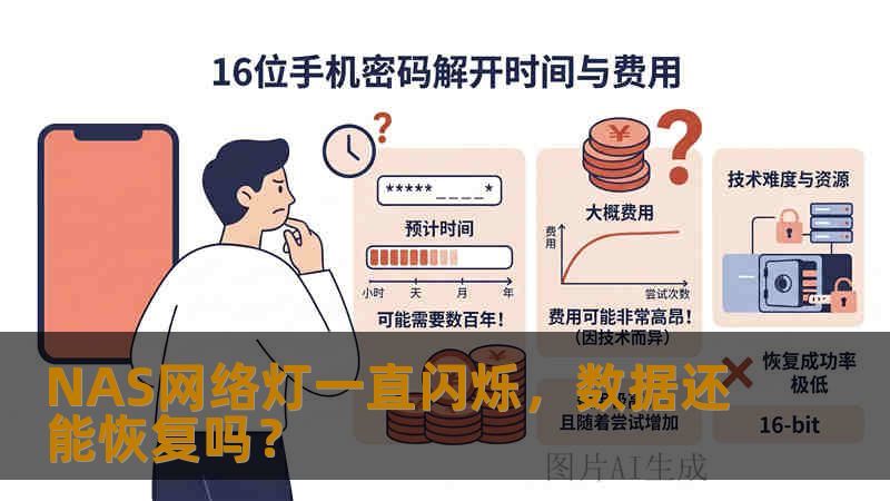 NAS网络灯一直闪烁，数据还能恢复吗？