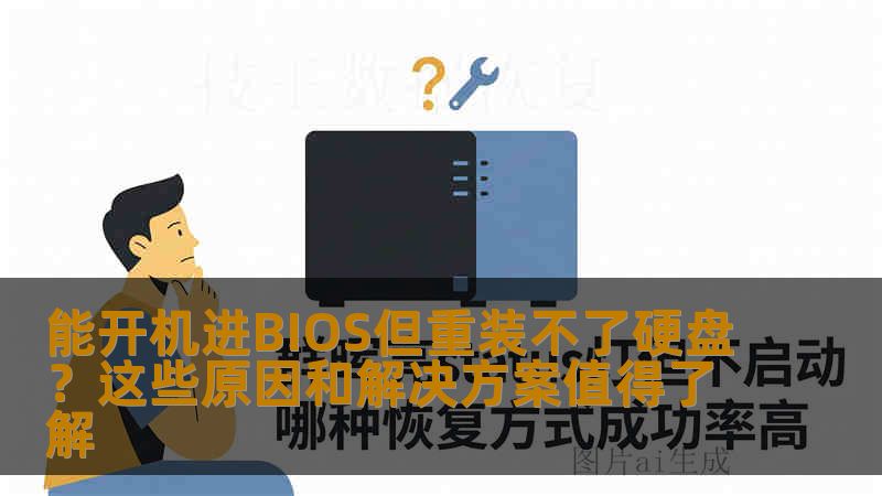能开机进BIOS但重装不了硬盘？这些原因和解决方案值得了解