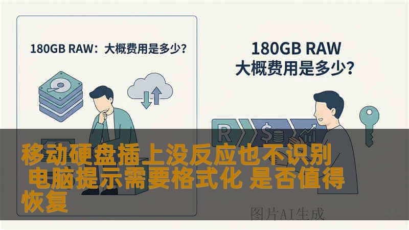 移动硬盘插上没反应也不识别 电脑提示需要格式化 是否值得恢复 移动硬盘插上没反应也不识别 电脑提示需要格式化 是否值得恢复