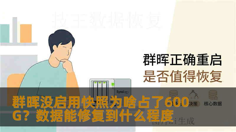群晖没启用快照为啥占了600G?数据能修复到什么程度 群晖没启用快照为啥占了600G?数据能修复到什么程度