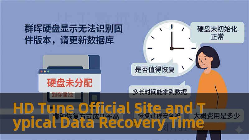 HD Tune Official Site and Typical Data Recovery Time