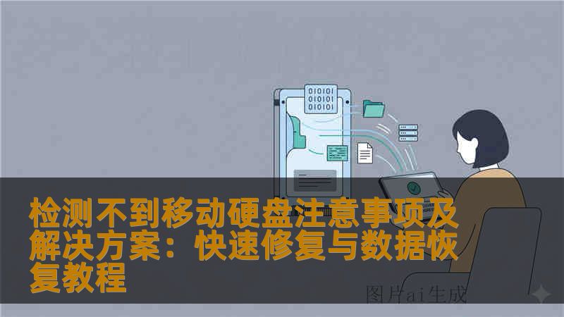 检测不到移动硬盘注意事项及解决方案：快速修复与数据恢复教程