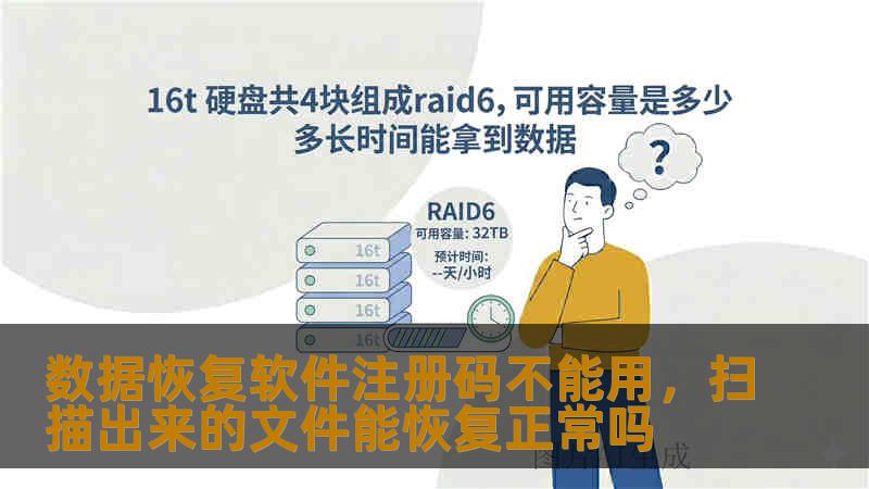 数据恢复软件注册码不能用，扫描出来的文件能恢复正常吗