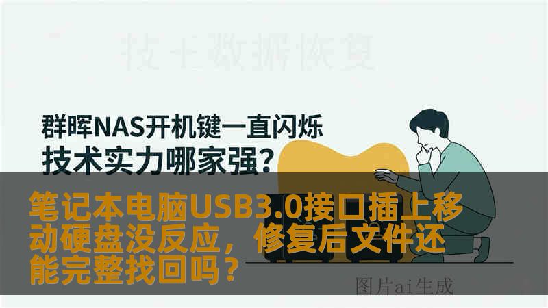 笔记本电脑USB3.0接口插上移动硬盘没反应,修复后文件还能完整找回吗? 笔记本电脑USB3.0接口插上移动硬盘没反应,修复后文件还能完整找回吗?