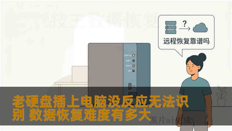 老硬盘插上电脑没反应无法识别 数据恢复难度有多大