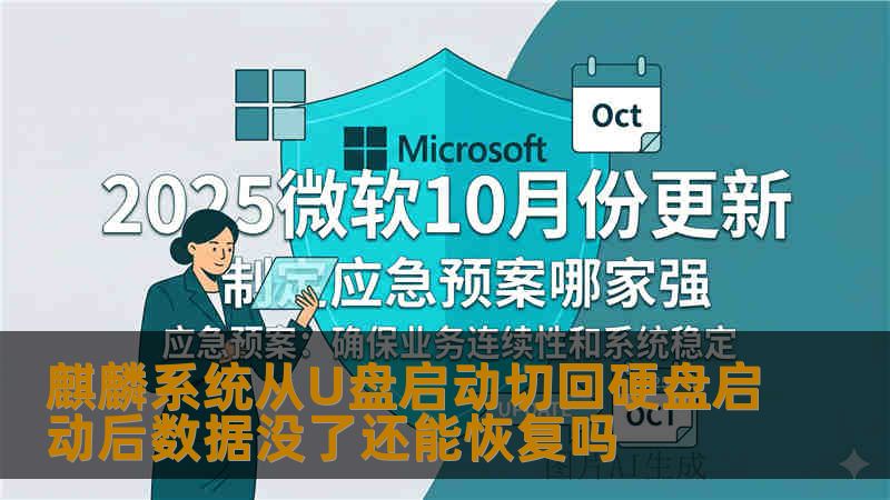 麒麟系统从U盘启动切回硬盘启动后数据没了还能恢复吗 麒麟系统从U盘启动切回硬盘启动后数据没了还能恢复吗