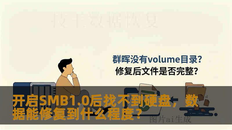 开启SMB1.0后找不到硬盘，数据能修复到什么程度？