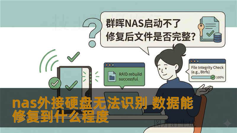 nas外接硬盘无法识别 数据能修复到什么程度 nas外接硬盘无法识别 数据能修复到什么程度