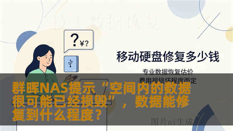 群晖NAS提示“空间内的数据很可能已经损毁”，数据能修复到什么程度？