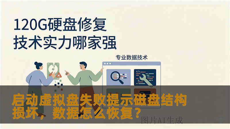 启动虚拟盘失败提示磁盘结构损坏，数据怎么恢复？