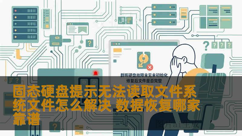 固态硬盘提示无法读取文件系统文件怎么解决 数据恢复哪家靠谱