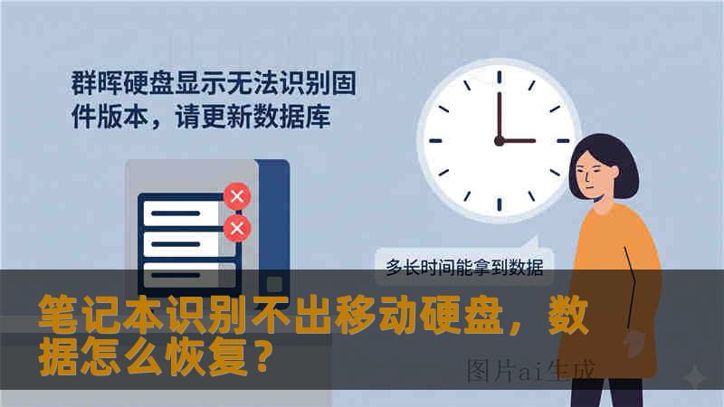 笔记本识别不出移动硬盘，数据怎么恢复？