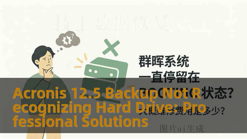 Acronis 12.5 Backup Not Recognizing Hard Drive: Professional Solutions