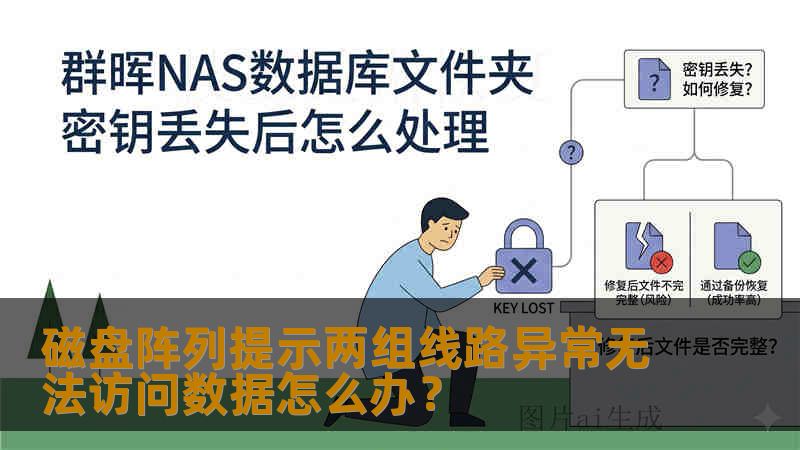 磁盘阵列提示两组线路异常无法访问数据怎么办？