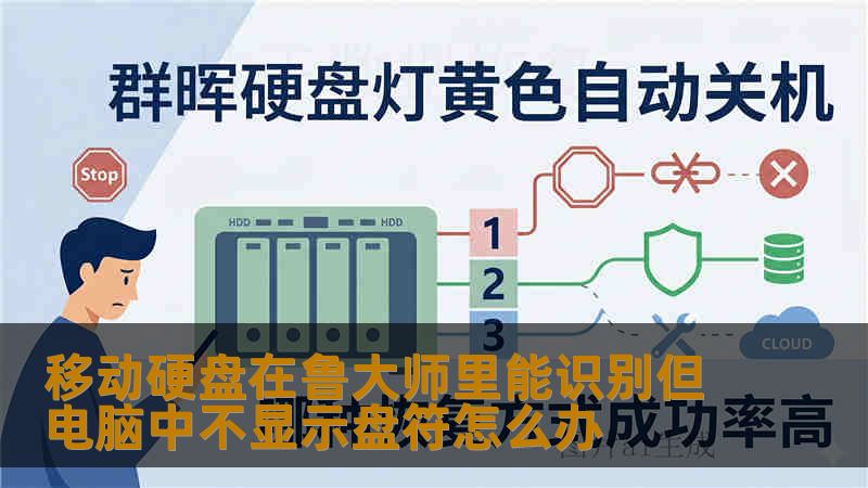 移动硬盘在鲁大师里能识别但电脑中不显示盘符怎么办 移动硬盘在鲁大师里能识别但电脑中不显示盘符怎么办