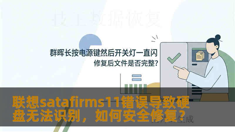 联想satafirms11错误导致硬盘无法识别，如何安全修复？