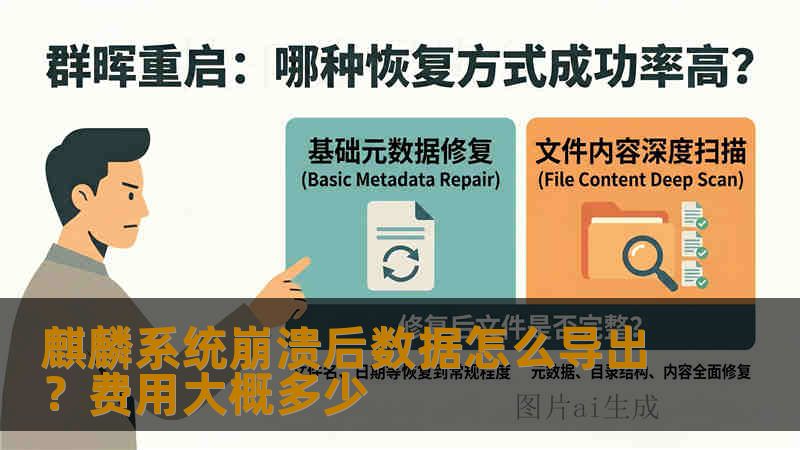 麒麟系统崩溃后数据怎么导出？费用大概多少
