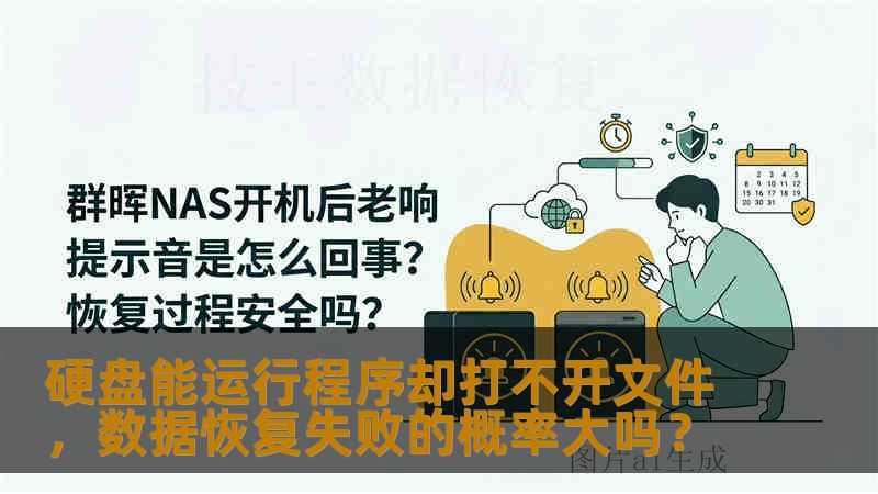 硬盘能运行程序却打不开文件，数据恢复失败的概率大吗？