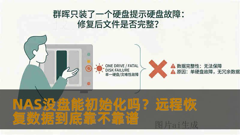NAS没盘能初始化吗？远程恢复数据到底靠不靠谱