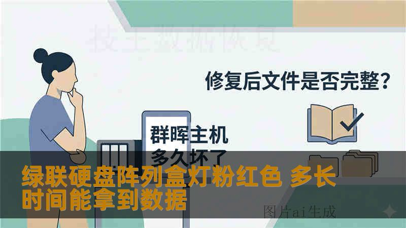 绿联硬盘阵列盒灯粉红色 多长时间能拿到数据
