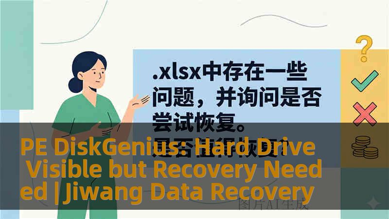 PE DiskGenius: Hard Drive Visible but Recovery Needed | Jiwang Data Recovery