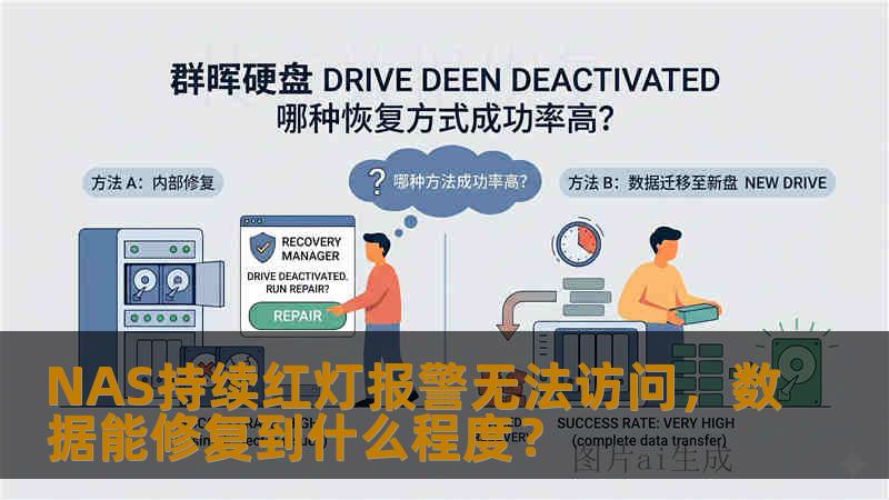 NAS持续红灯报警无法访问，数据能修复到什么程度？