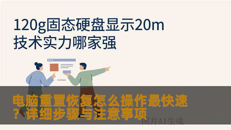 电脑重置恢复怎么操作最快速？详细步骤与注意事项