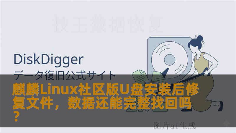 麒麟Linux社区版U盘安装后修复文件，数据还能完整找回吗？