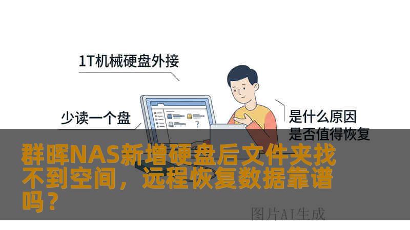群晖NAS新增硬盘后文件夹找不到空间，远程恢复数据靠谱吗？