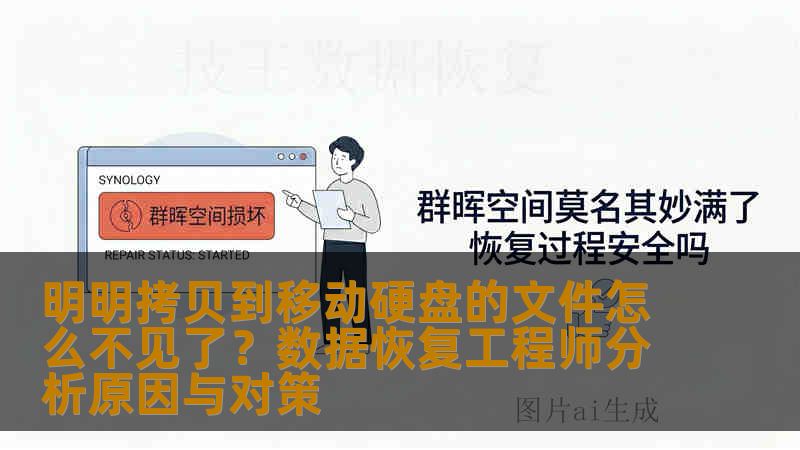 明明拷贝到移动硬盘的文件怎么不见了？数据恢复工程师分析原因与对策