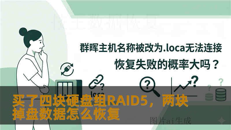 买了四块硬盘组RAID5，两块掉盘数据怎么恢复