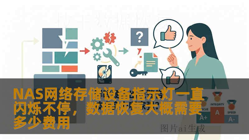 NAS网络存储设备指示灯一直闪烁不停，数据恢复大概需要多少费用