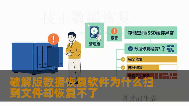 破解版数据恢复软件为什么扫到文件却恢复不了
