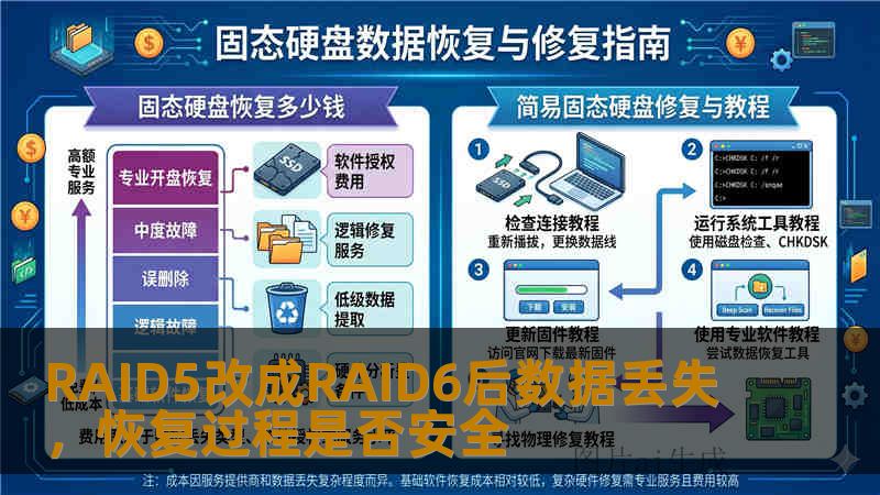 RAID5改成RAID6后数据丢失，恢复过程是否安全