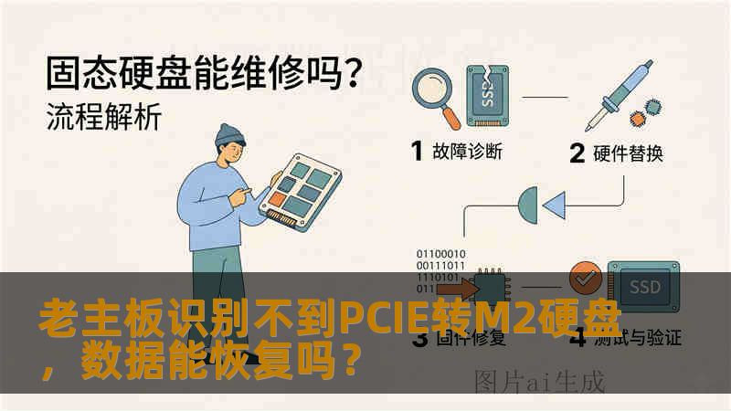 老主板识别不到PCIE转M2硬盘，数据能恢复吗？