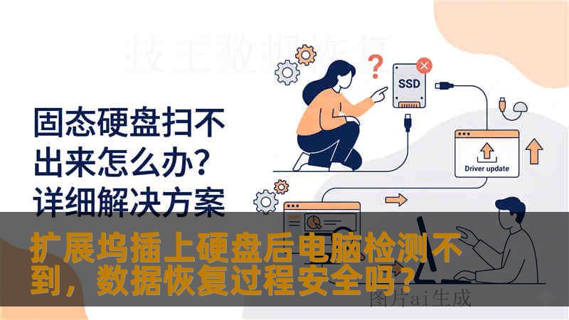 扩展坞插上硬盘后电脑检测不到，数据恢复过程安全吗？