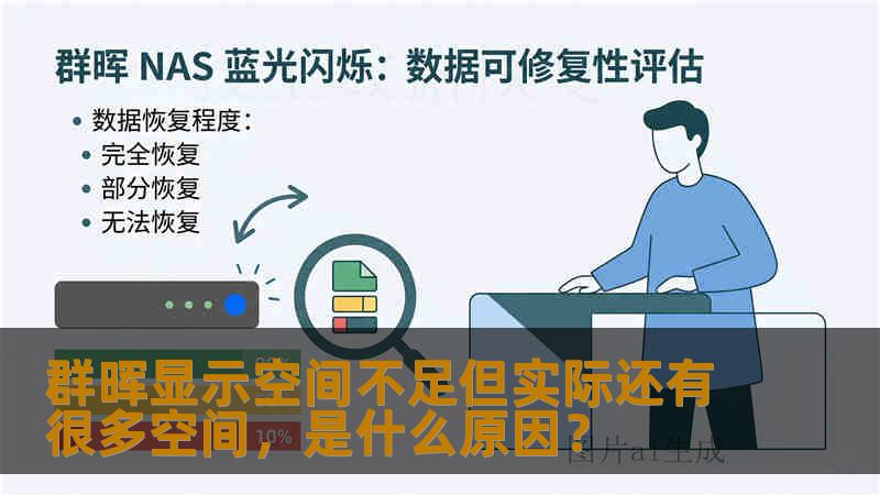 群晖显示空间不足但实际还有很多空间，是什么原因？