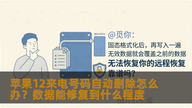苹果12来电号码自动删除怎么办？数据能修复到什么程度