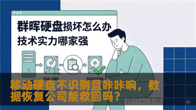 移动硬盘不识别且咔咔响，数据恢复公司能救回吗？