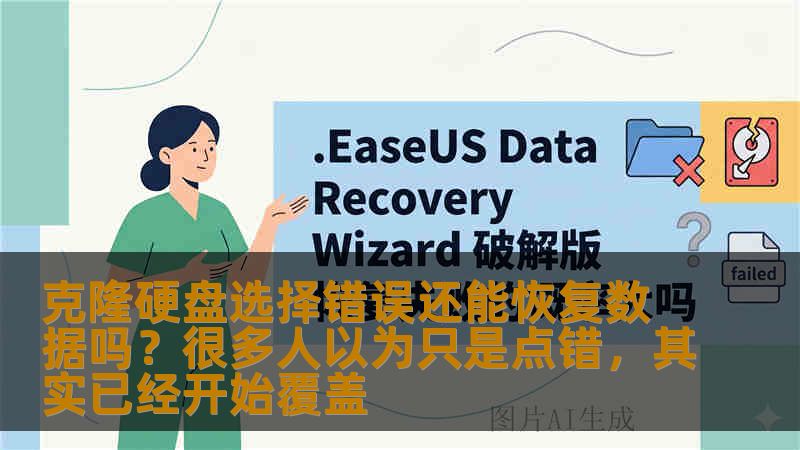 克隆硬盘选择错误还能恢复数据吗？很多人以为只是点错，其实已经开始覆盖