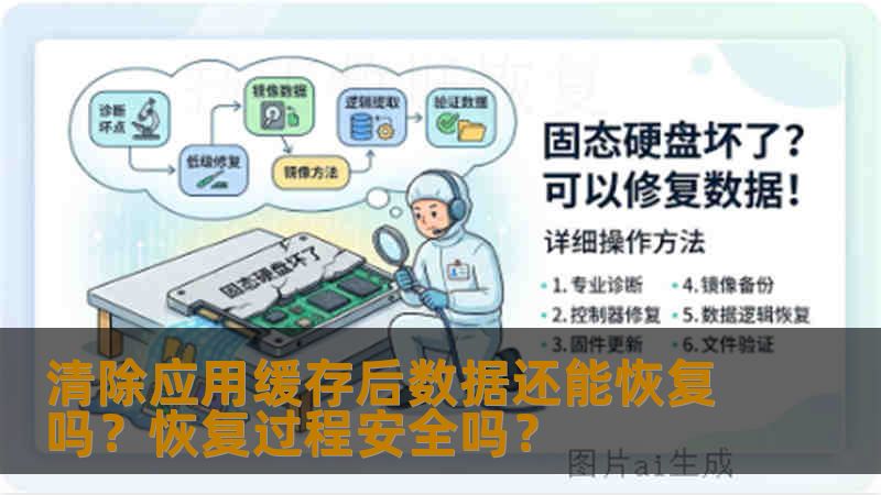 清除应用缓存后数据还能恢复吗？恢复过程安全吗？