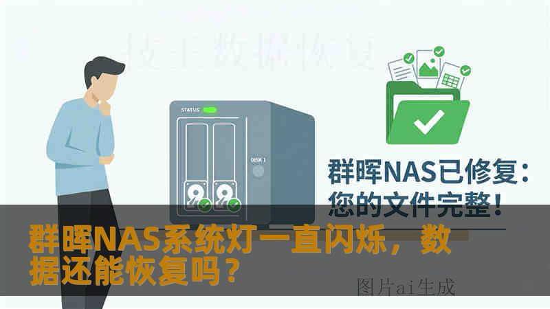 群晖NAS系统灯一直闪烁，数据还能恢复吗？