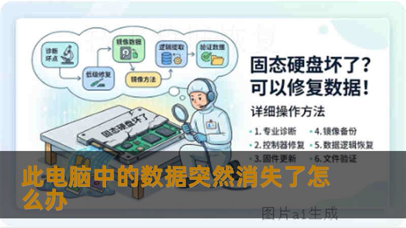 此电脑中的数据突然消失了怎么办