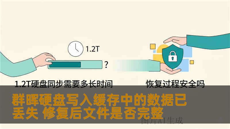 群晖硬盘写入缓存中的数据已丢失 修复后文件是否完整