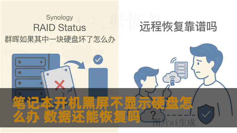 笔记本开机黑屏不显示硬盘怎么办 数据还能恢复吗