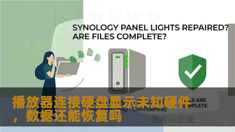 播放器连接硬盘显示未知硬件，数据还能恢复吗