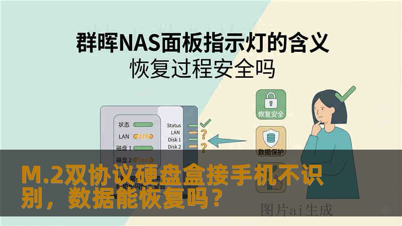 M.2双协议硬盘盒接手机不识别，数据能恢复吗？