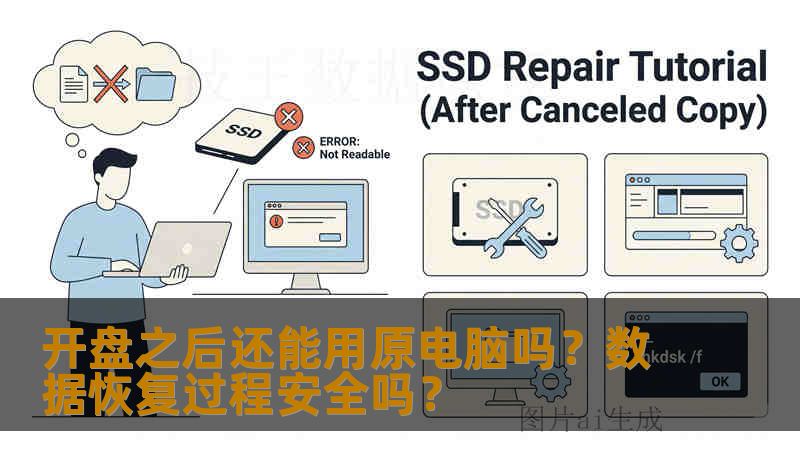 开盘之后还能用原电脑吗？数据恢复过程安全吗？